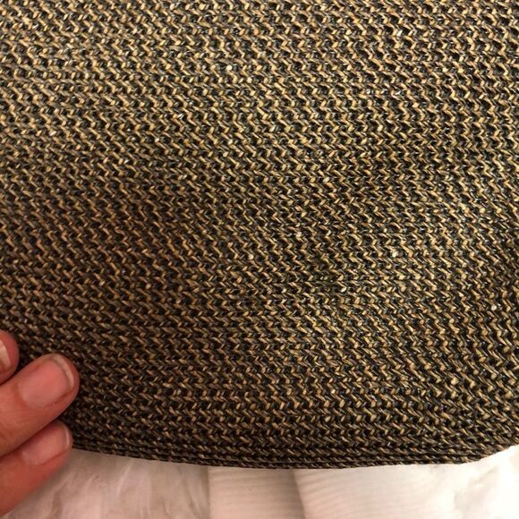 Eric Javits Ny woven tan brown handbag. - Picture 6 of 8
